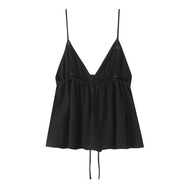 TIE-FRONT BABYDOLL CAMI