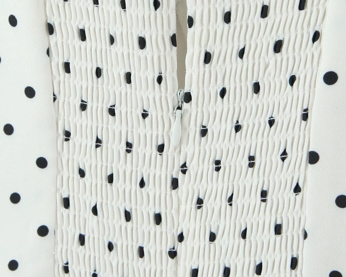 POLKA DOT HALTER DRESS