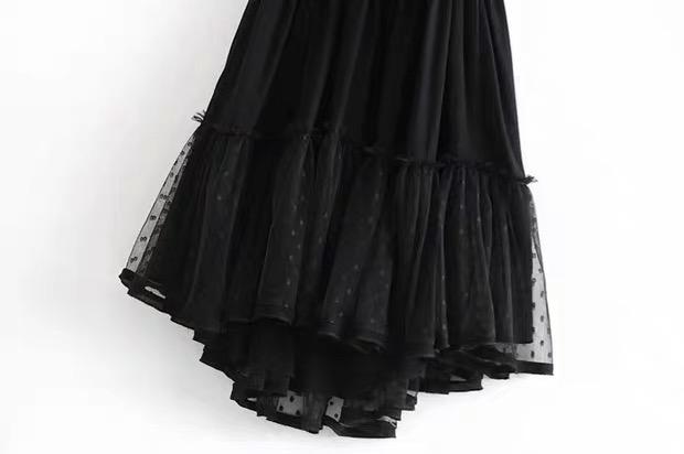 TIERED RUFFLE MINI DRESS