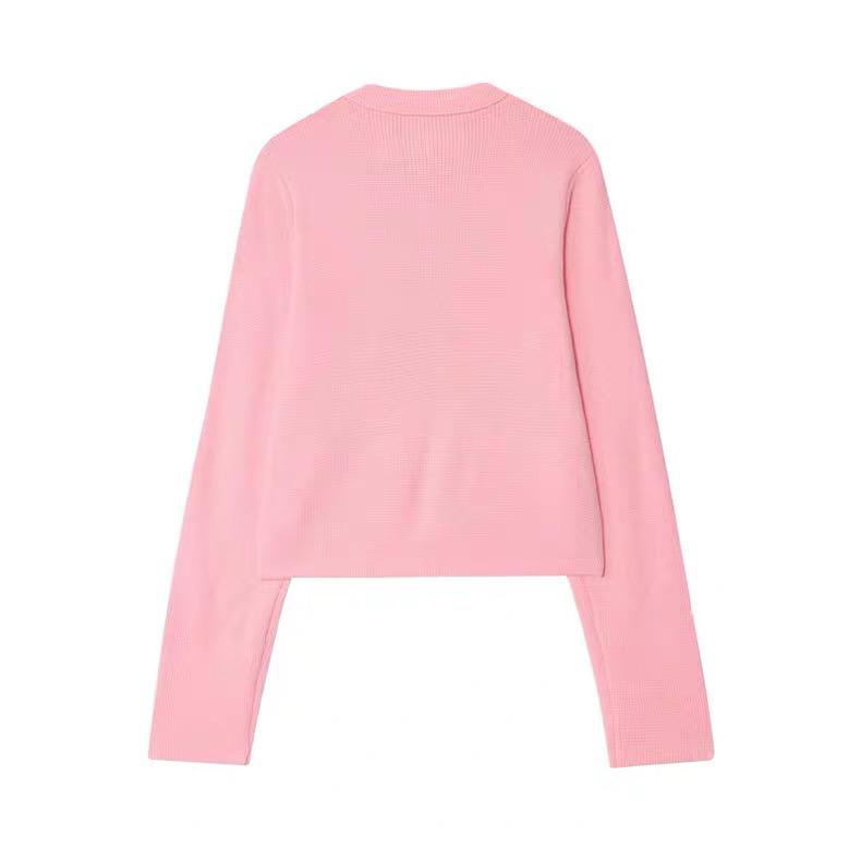 PEARL BUTTON KNIT CARDIGAN