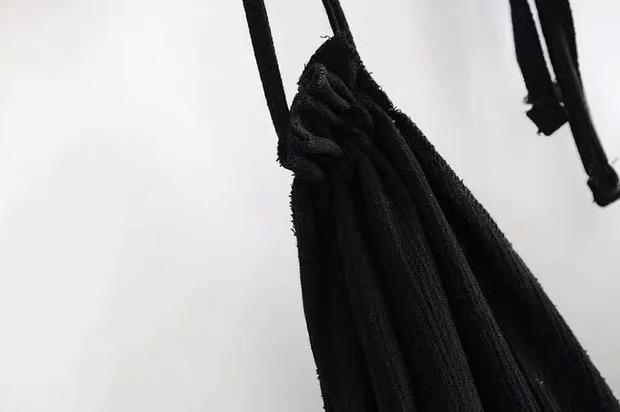 TIERED RUFFLE MINI DRESS