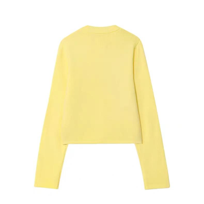 PEARL BUTTON KNIT CARDIGAN