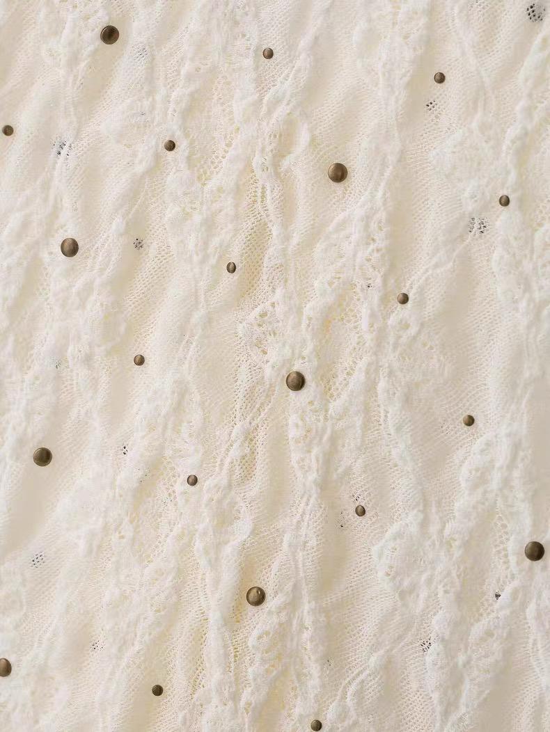 Sheer Embellished Cardigan