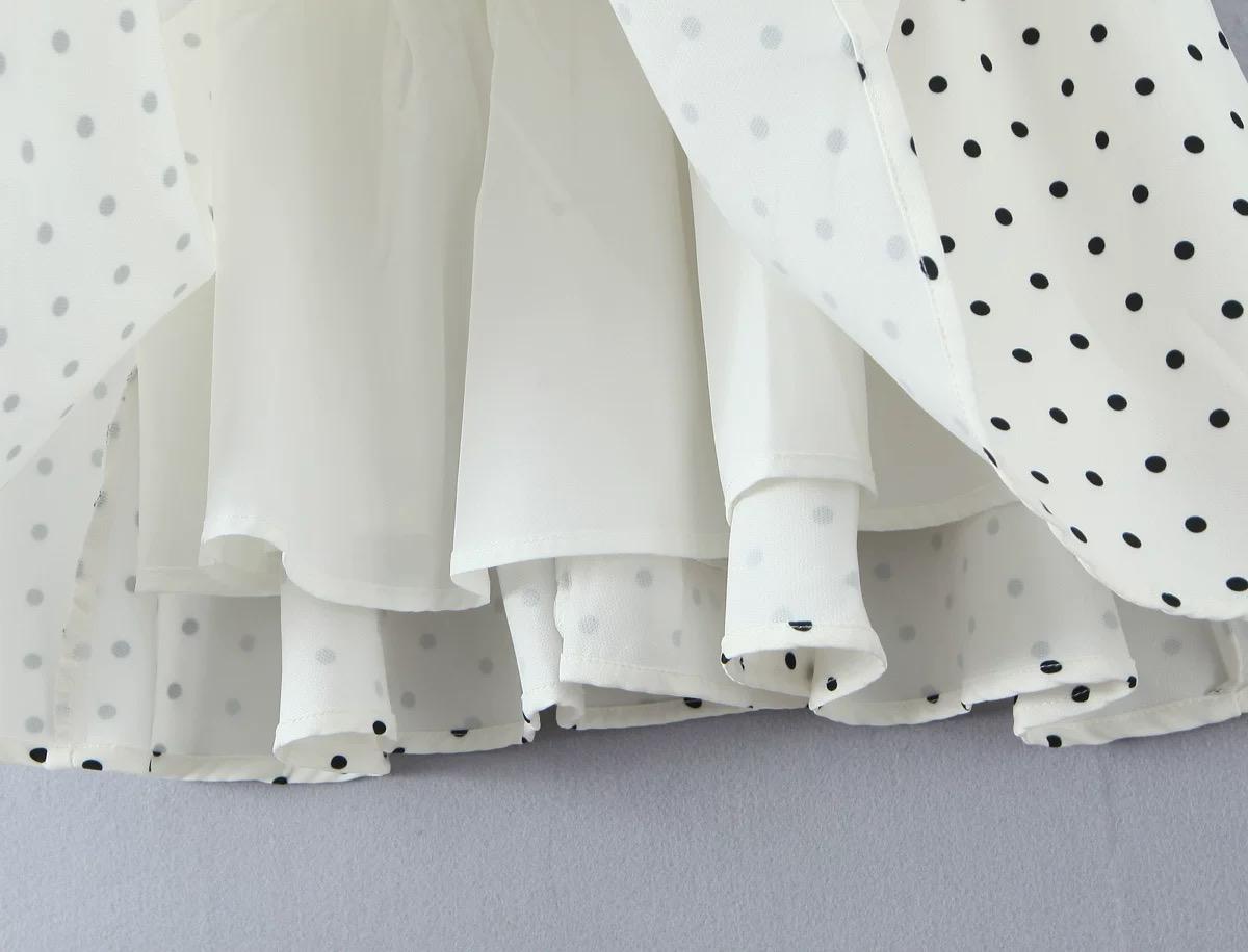 POLKA DOT HALTER DRESS