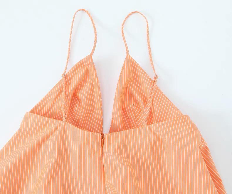 TEXTURED A-LINE CAMI DRESS