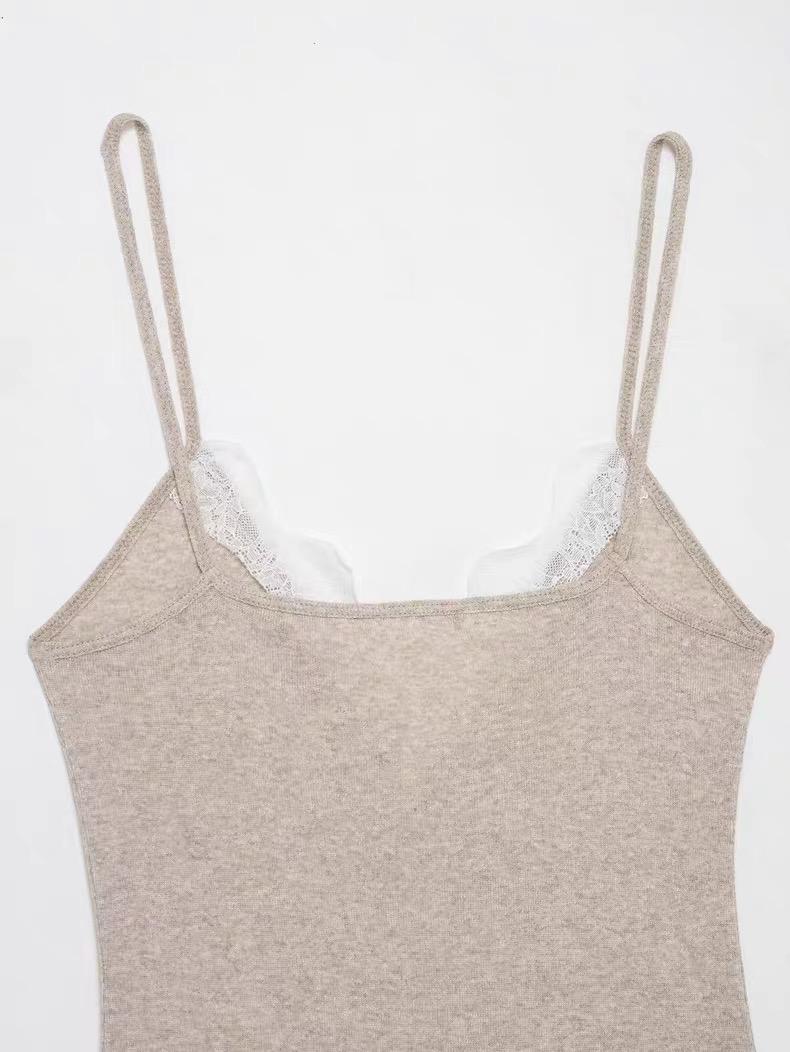 LACE TRIM LAYERED CAMI