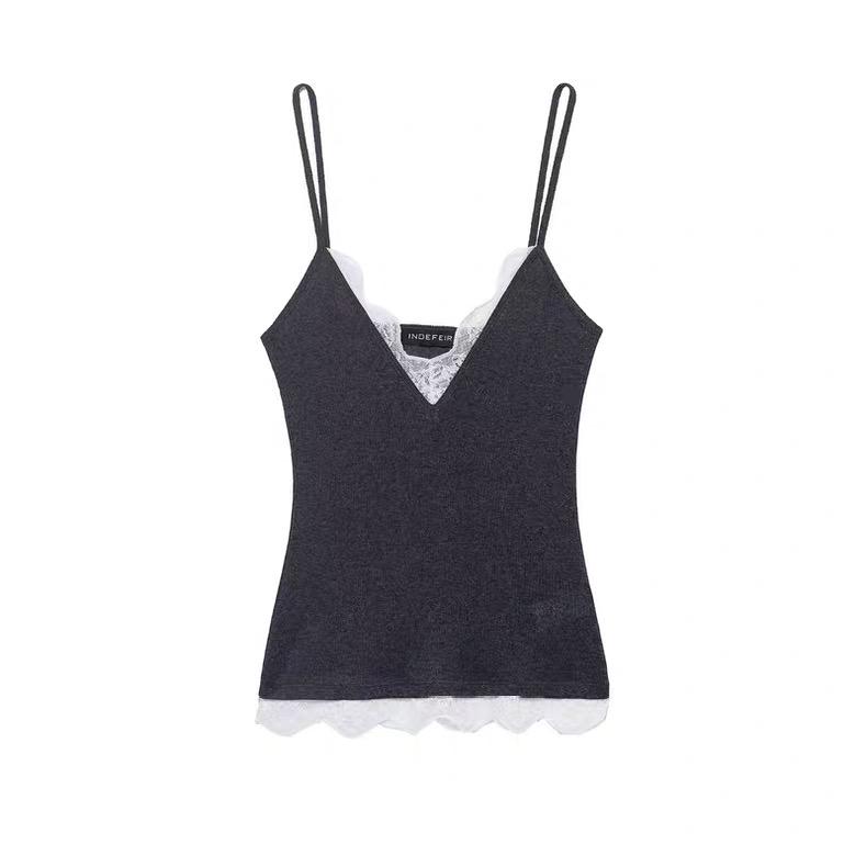 LACE TRIM LAYERED CAMI