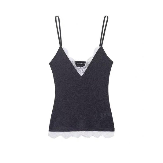 LACE TRIM LAYERED CAMI