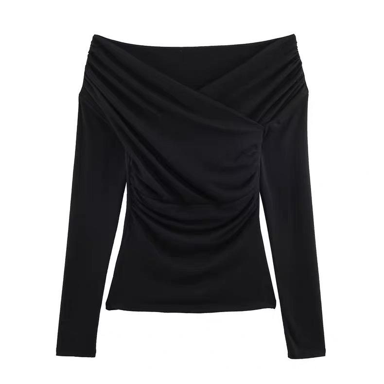 RUCHED OFF-SHOULDER TOP