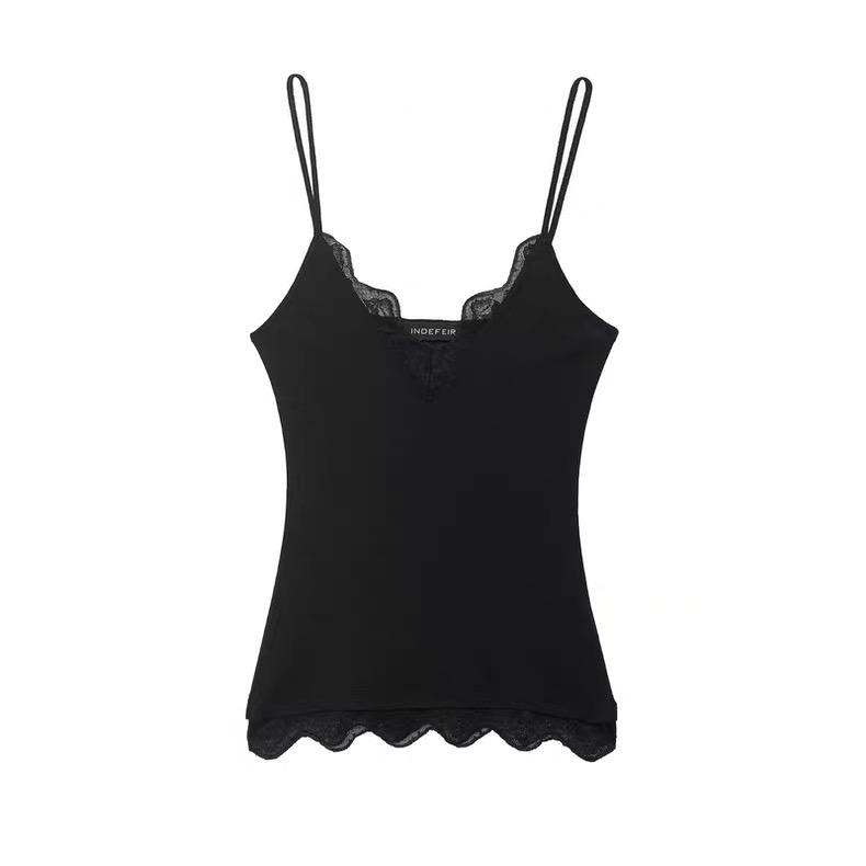 LACE TRIM LAYERED CAMI