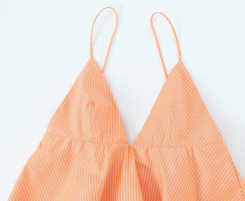 TEXTURED A-LINE CAMI DRESS