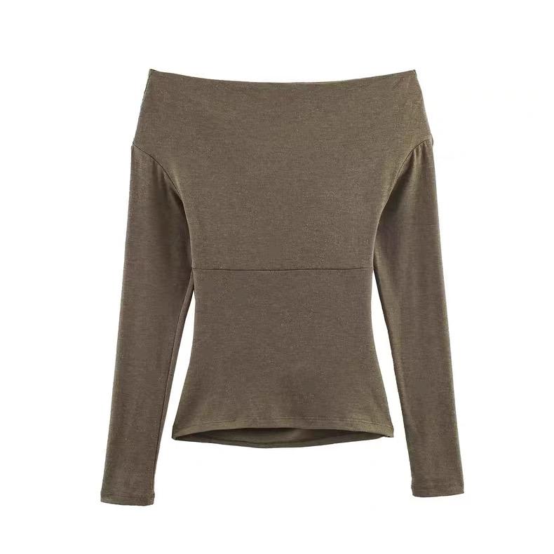 RUCHED OFF-SHOULDER TOP