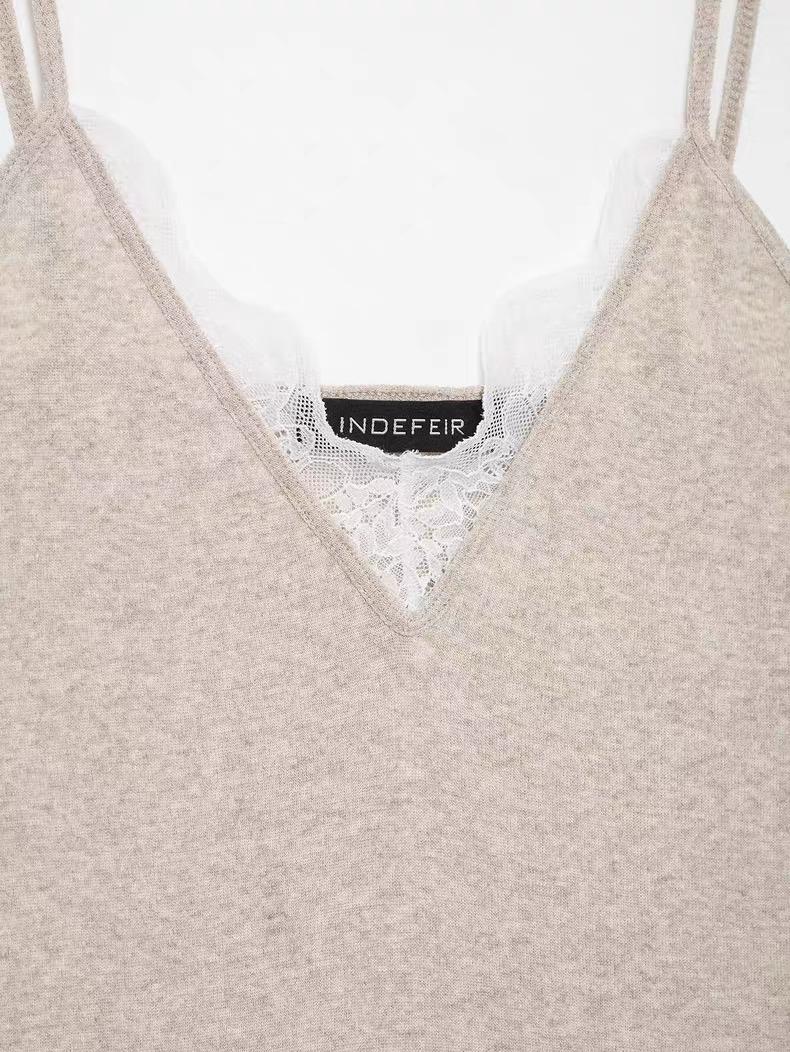 LACE TRIM LAYERED CAMI