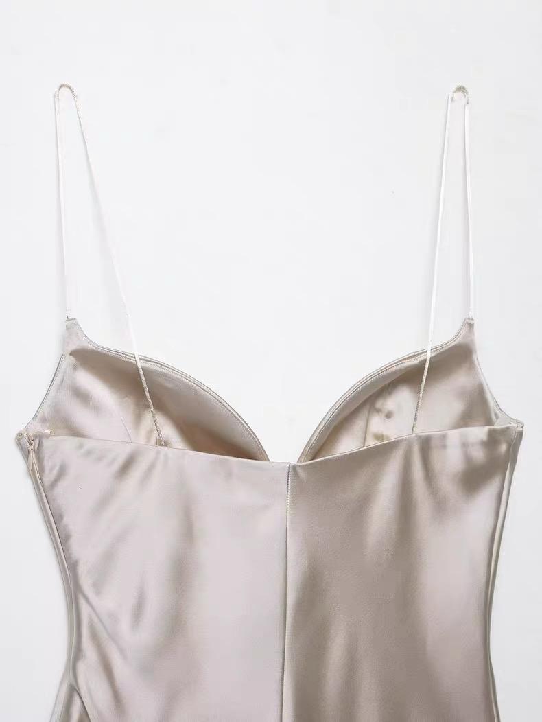 SATIN BUSTIER CAMI TOP