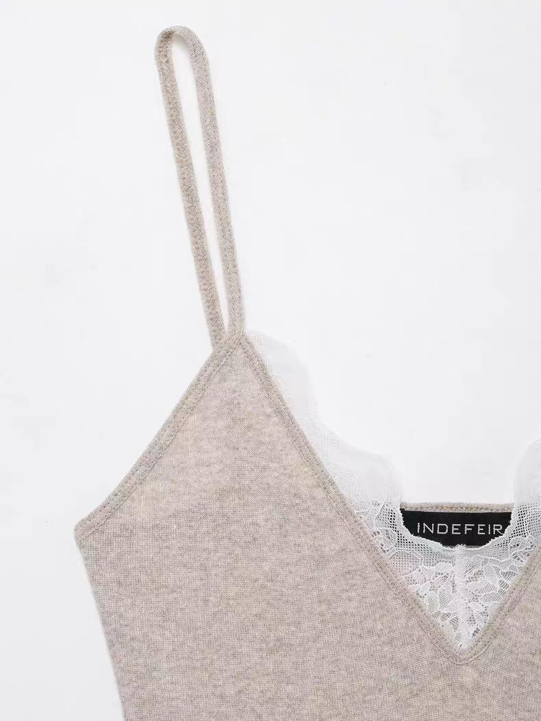 LACE TRIM LAYERED CAMI