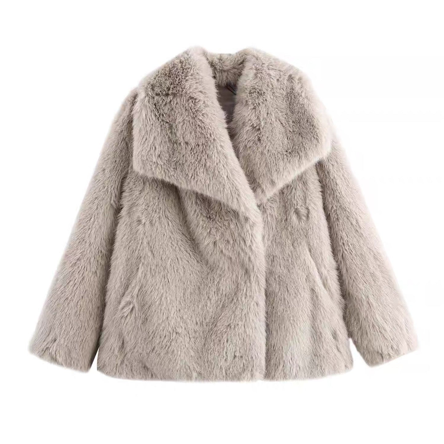 FLUFFY FUR COAT