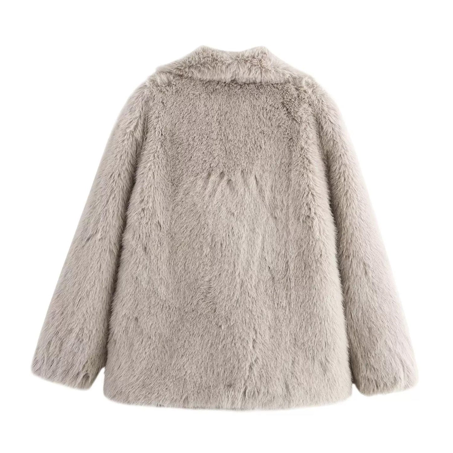 FLUFFY FUR COAT