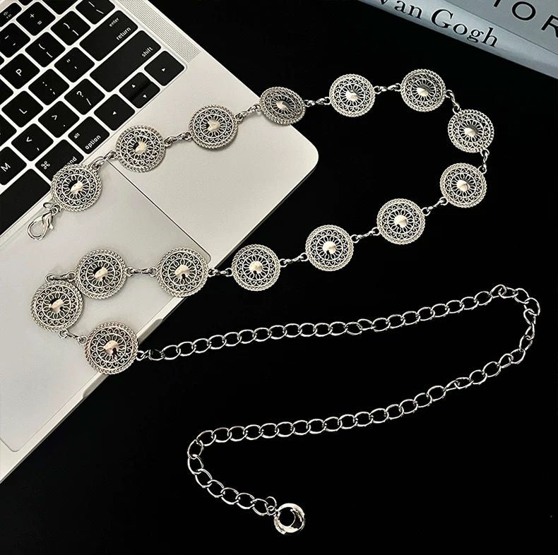 VINTAGE MEDALLION WAIST BELT