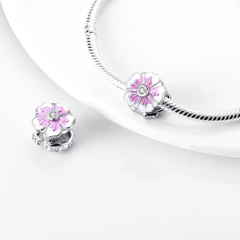 Cherry Blossom Flower Charm
