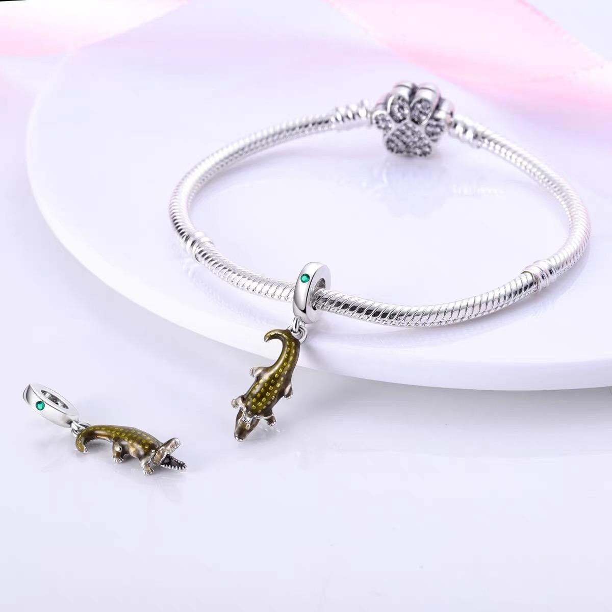 Crocodile Enamel Dangle Charm