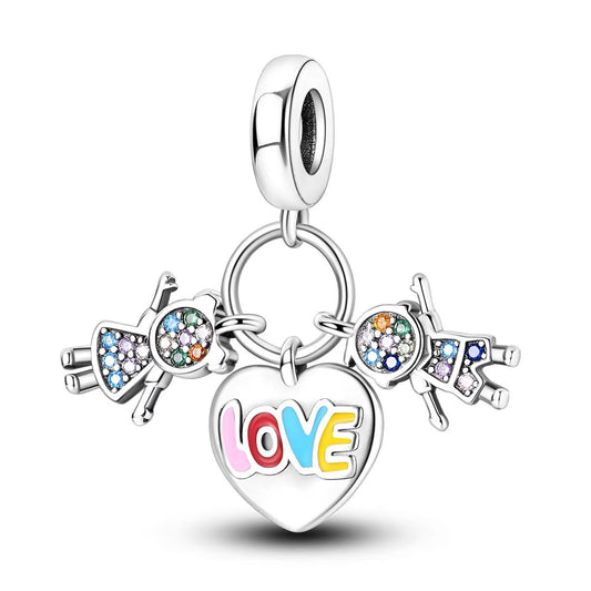 LOVE Girls Triple Dangle Charm